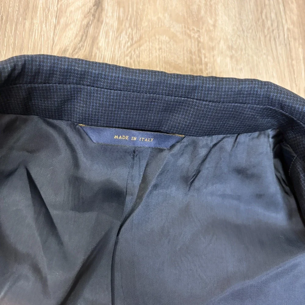 Brooks Brothers 1818 Regent Mens Suit Pants 40R W34 Navy Wool Reda Made in Italy
